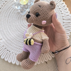 Horgolt mackó  - játék & sport - plüssállat & játékfigura - maci - Meska.hu