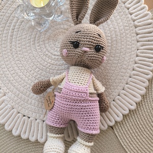 Horgolt nyuszi , Játék & Sport, Plüssállat & Játékfigura, Nyuszi, Horgolás, MESKA