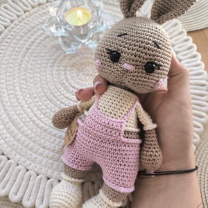 Horgolt nyuszi  - játék & sport - plüssállat & játékfigura - nyuszi - Meska.hu