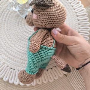 Horgolt kutya  - játék & sport - plüssállat & játékfigura - kutya - Meska.hu