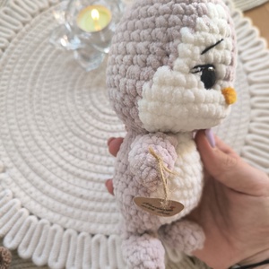 Horgolt pingvin  - játék & sport - plüssállat & játékfigura - pingvin - Meska.hu