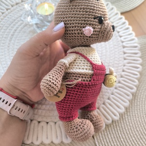 Horgolt mackó  - játék & sport - plüssállat & játékfigura - maci - Meska.hu