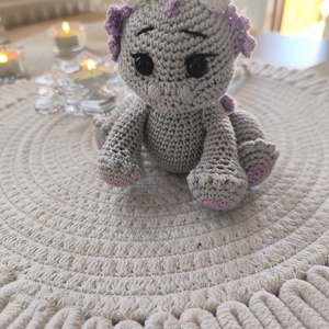 Horgolt sárkány, Játék & Sport, Plüssállat & Játékfigura, Plüss sárkány, Horgolás, MESKA