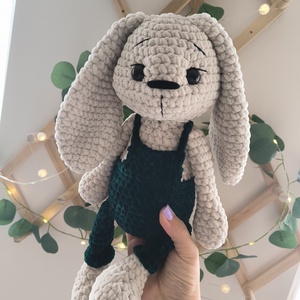 Nyuszi horgolás MINTA, DIY (Csináld magad), Szabásminta, útmutató, Horgolási minta, Horgolás, Varrás, A rendelés nem tartalmazza fizikálisan a nyuszit, kizárólag a nyuszi elkészítéséhez szükséges eszkö..., MESKA
