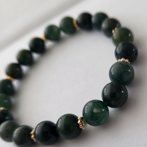 Mohaachát ásványkarkötő - Meska.hu