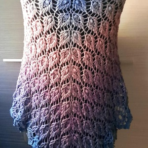 Alkony - egyedi horgolt vállkendő - ruha & divat - sál, sapka, kendő - vállkendő - Meska.hu