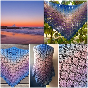 Alkony - egyedi horgolt vállkendő - ruha & divat - sál, sapka, kendő - vállkendő - Meska.hu