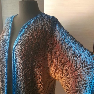 Virágos Hexi Kardigán - ruha & divat - női ruha - pulóver - Meska.hu