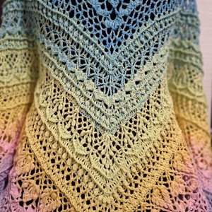 Édes szerelmem horgolt vállkendő - Meska.hu