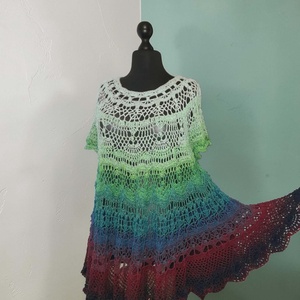 Jobb világért horgolt ruha - ruha & divat - női ruha - tunika - Meska.hu