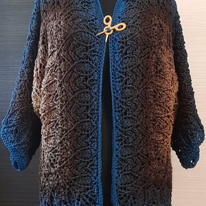 Virágos Hexi Kardigán, Ruha & Divat, Női ruha, Kardigánok, Horgolás, MESKA