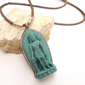 Buddha nyaklánc, Női amulett nyaklánc, Buddhista nyaklánc, Ezoterikus nyaklánc nőknek -  - Meska.hu