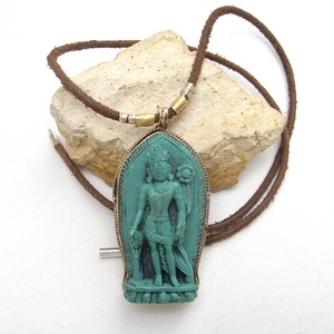 Buddha nyaklánc, Női amulett nyaklánc, Buddhista nyaklánc, Ezoterikus nyaklánc nőknek -  - Meska.hu