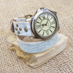 Női Karóra indiai motívummal, Különleges órakarkötő, Ékszeróra, Karkötőóra - ékszer - karóra és ékszeróra - karóra - Meska.hu