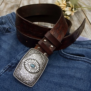 Férfi/Női western öv, Uniszex Olasz marhabőr kézműves öv - ruha & divat - öv & övcsat - öv - Meska.hu