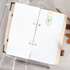 Gyönyörű ősz olasz marhabőr notebook,  Juharlevél bőr utazási napló, Újratölthető gyűrűs napló - otthon & életmód - papír, írószer - jegyzetfüzet & napló - Meska.hu