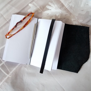 Utazz velem Thaiföldre! Fekete olasz marhabőr napló, Fekete bőr notebook, Újratölthető útinapló - otthon & életmód - papír, írószer - jegyzetfüzet & napló - Meska.hu