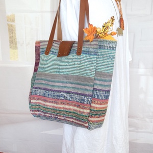 Indiai kantha táska, Nagy pakolós táska, Utitáska, Shopper - táska & tok - kézitáska & válltáska - nagy pakolós táska - Meska.hu