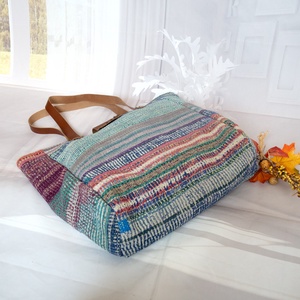 Indiai kantha táska, Nagy pakolós táska, Utitáska, Shopper - táska & tok - kézitáska & válltáska - nagy pakolós táska - Meska.hu
