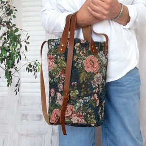 Vintage rózsa gobelin crossbody táska, Vintage virágos kézitáska, Gobelin Party táska, Kézi táska - táska & tok - kézitáska & válltáska - vállon átvethető táska - Meska.hu