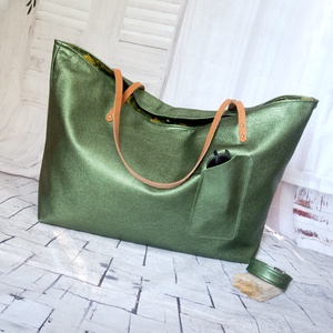 Olasz borjúbőr válltáska, Nagy méretű borjúbőr shopper - táska & tok - kézitáska & válltáska - nagy pakolós táska - Meska.hu