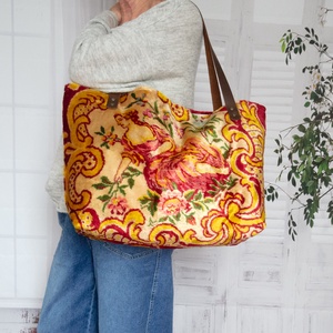 Barokk stílusú szőnyegtáska - táska & tok - kézitáska & válltáska - nagy pakolós táska - Meska.hu