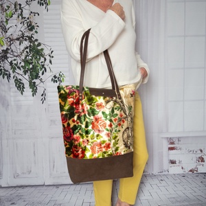 Nagy méretű olasz barokk szőnyegtáska, Táska & Tok, Kézitáska & válltáska, Nagy pakolós táska, Bőrművesség, Varrás, MESKA