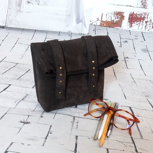 Olasz velúr marhabőr kozmetikai táska - táska & tok - neszesszer - Meska.hu