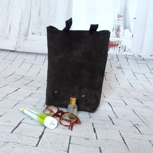 Olasz velúr marhabőr kozmetikai táska - táska & tok - neszesszer - Meska.hu