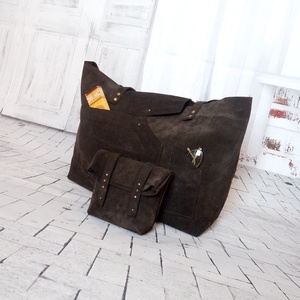 Olasz velúr marhabőr kozmetikai táska - táska & tok - neszesszer - Meska.hu