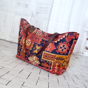Nagy méretű Kilim stílusú szőnyegtáska - táska & tok - kézitáska & válltáska - nagy pakolós táska - Meska.hu