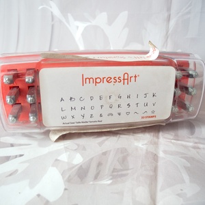 ImpressArt betűbeütő készlet - kellékek & szerszámok - szerszámok, eszközök - eszköz ékszerkészítéshez - Meska.hu