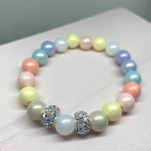 Pastel Candy - Akrilgyöngy karkötő, Ékszer, Karkötő, Gyöngyös karkötő, Ékszerkészítés, MESKA