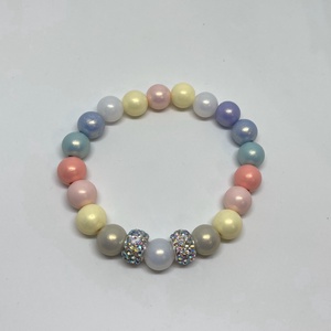 Pastel Candy - Akrilgyöngy karkötő - ékszer - karkötő - gyöngyös karkötő - Meska.hu