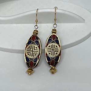 Oriental Charm 2  Indonéz gyönggyel készült fülbevaló - ékszer - fülbevaló - lógó fülbevaló - Meska.hu