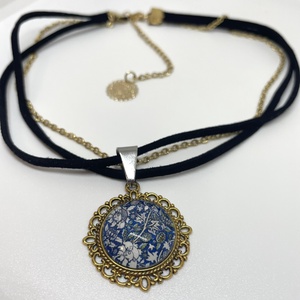 Elegant Flower - Choker nyaklánc - ékszer - nyaklánc - cameo nyaklánc - Meska.hu