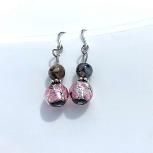 Cute Beads - Lógós gyöngyfülbevaló - ékszer - fülbevaló - lógó fülbevaló - Meska.hu