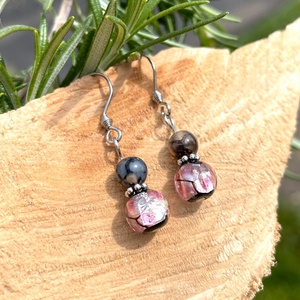 Cute Beads - Lógós gyöngyfülbevaló - ékszer - fülbevaló - lógó fülbevaló - Meska.hu
