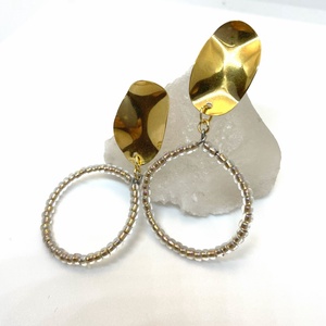 Golden Hoop - Karika fülbevaló - Meska.hu
