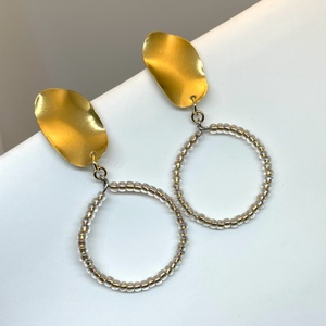 Golden Hoop - Karika fülbevaló - ékszer - fülbevaló - karika fülbevaló - Meska.hu