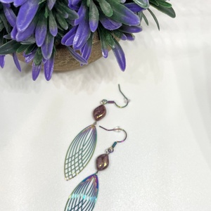 Graceful Art Deco - Könnyű lógó fülbevaló, Ékszer, Fülbevaló, Lógó fülbevaló, Ékszerkészítés, MESKA