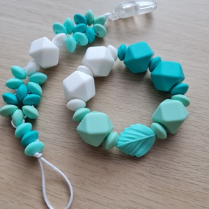 Cumilánc és marokrágcsa  Babalátogató ajándék  Babaváró ajándék - játék & sport - 3 éves kor alattiaknak - cumilánc - Meska.hu