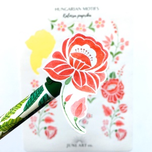 Kalocsa paprika matrica ív - otthon & életmód - papír, írószer - matrica, matrica csomag - Meska.hu