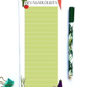 Bevásárlólista jegyzettömb - otthon & életmód - papír, írószer - naptár & tervező - Meska.hu