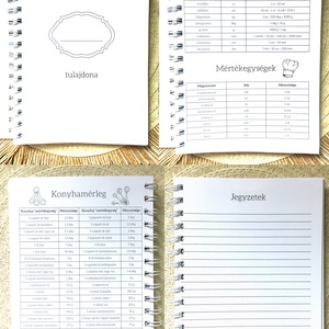 Zöldség mintás receptfüzet, receptes spirálfüzet - otthon & életmód - konyhafelszerelés, tálalás - sütés, főzés - receptfüzet - Meska.hu