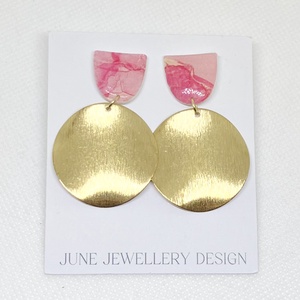 Mirabella fülbevalók, Ékszer, Fülbevaló, Lógó fülbevaló, Gyurma, Ékszerkészítés, MESKA