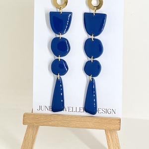 Lana fülbevaló, Ékszer, Fülbevaló, Lógó fülbevaló, Gyurma, Ékszerkészítés, MESKA