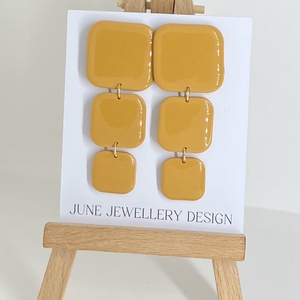 Norah őszi fülbevaló - ékszer - fülbevaló - lógó fülbevaló - Meska.hu