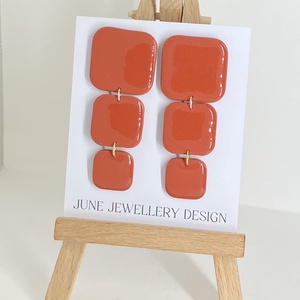 Norah őszi fülbevaló - ékszer - fülbevaló - lógó fülbevaló - Meska.hu