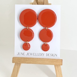 Ivonn őszi fülbevaló - ékszer - fülbevaló - lógó fülbevaló - Meska.hu